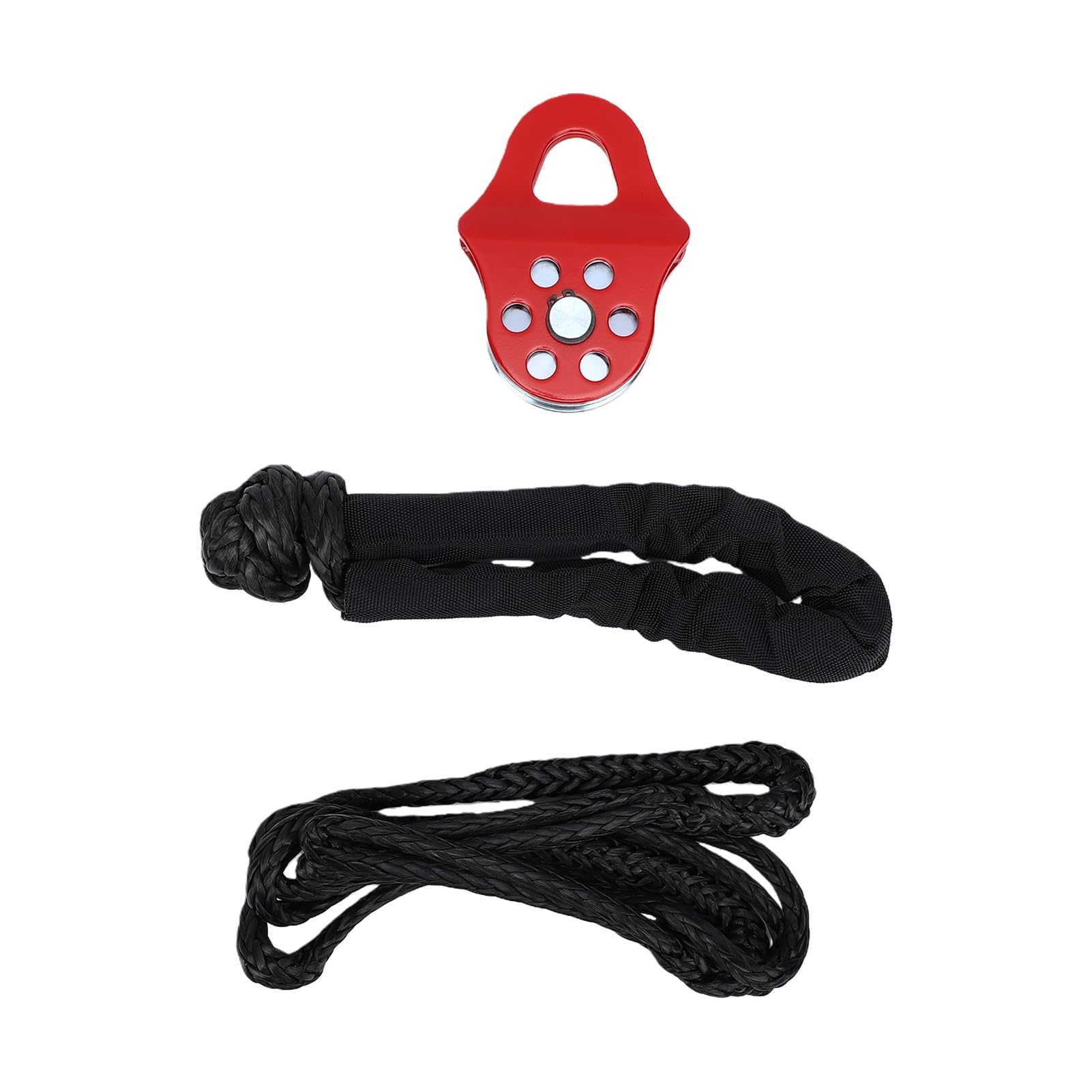 Kit de Récupération Véhicule, Kit de Remorquage 6T avec Poulie de Renvoi,