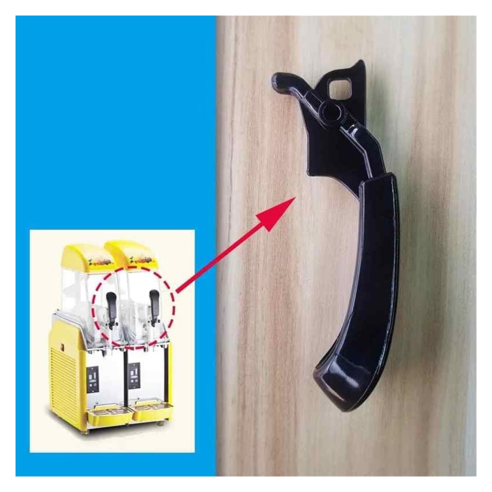 Compatible for BingZhiLe Snow slush machine snow melt machine handle handle accessories 1PCS