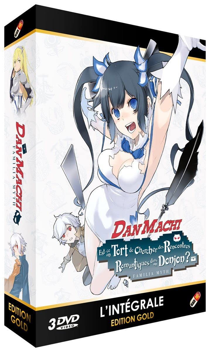 DanMachi: Familia Myth - Intégrale - Edition Gold (3 DVD + Livret)