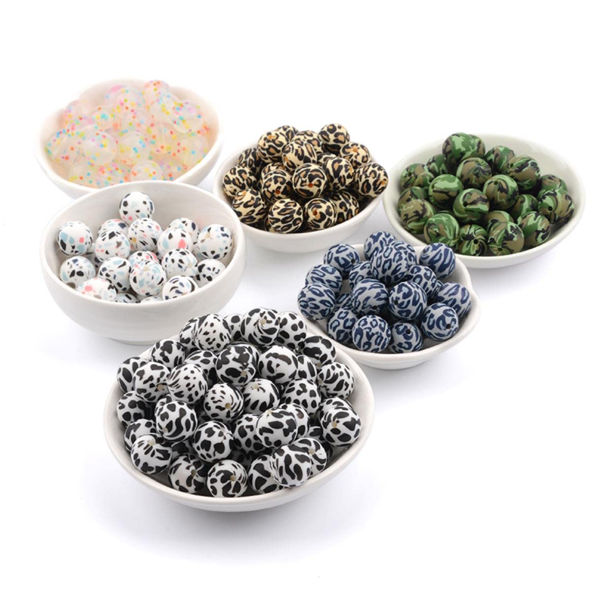 Perline In Silicone 12mm - 100 Pezzi, Per DIY Collane, Bracciali E Craft - Foto 5