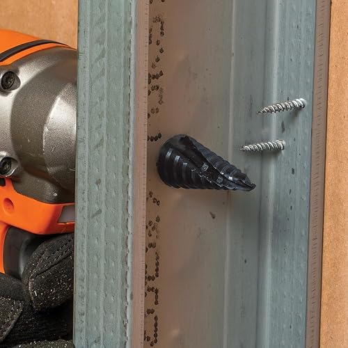 Vista 104 de Klein Tools broca escalonada con ondulado doble