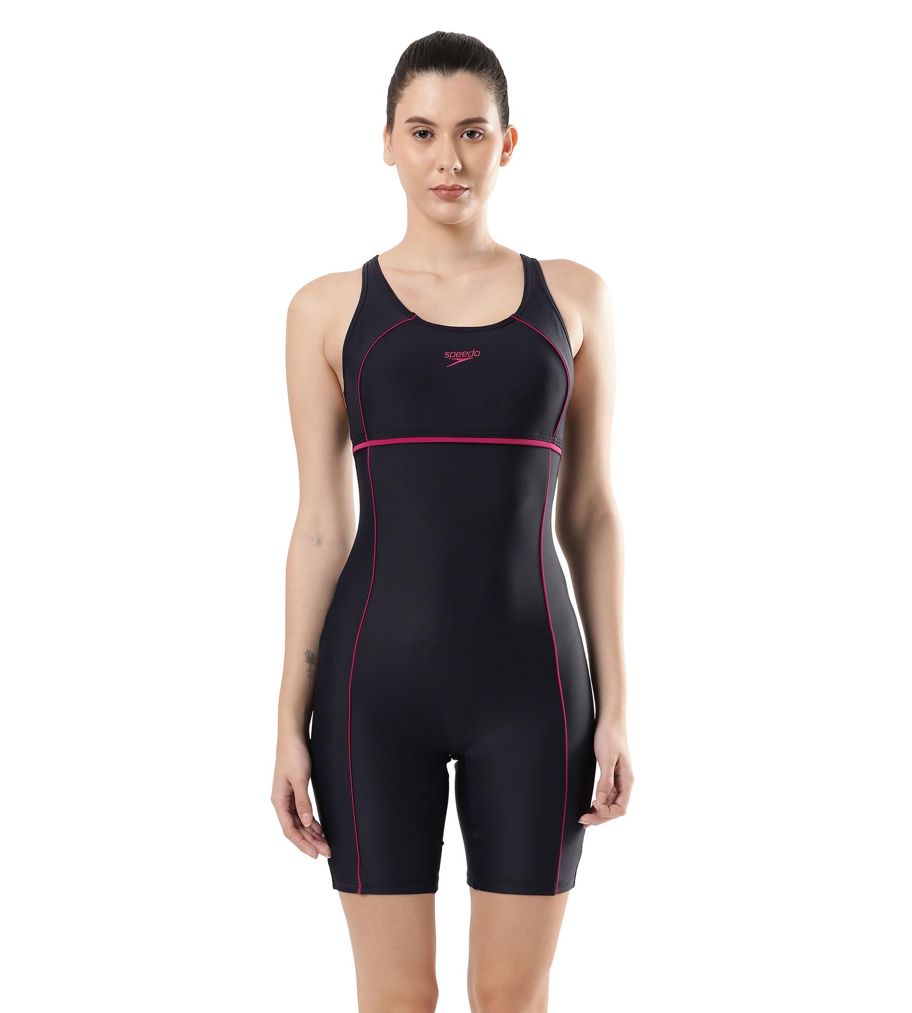Speedo Womens Endurance Classic Racerback Legsuit Swimwear - True Navy & Berry (B0BRXMDFM1) Amazon Price History, Amazon Price Tracker