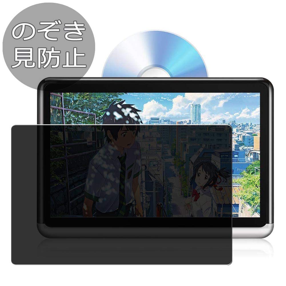 Synvy Privacy Screen Protector, Compatible with DDAUTO 10.1" DVD player Anti Spy Film Protectors [Not Tempered Glass]