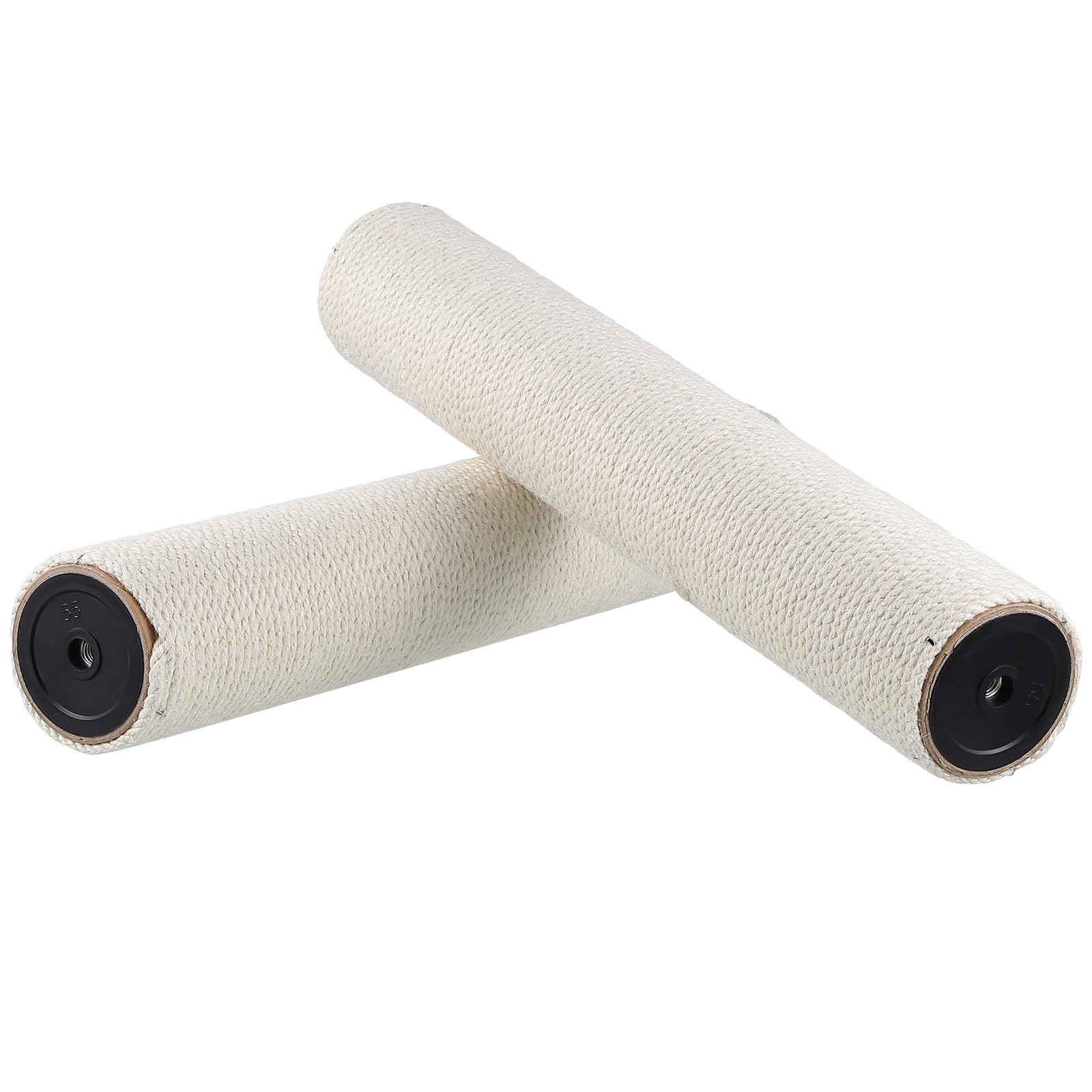 Garneck 2 Stück Kratzbaum Säulen aus Sisal für Katzenbabys Gesundes Kratzen und Einfache Montage für Indoor Katzenmöbel Schraublochdurchmesser 8mm