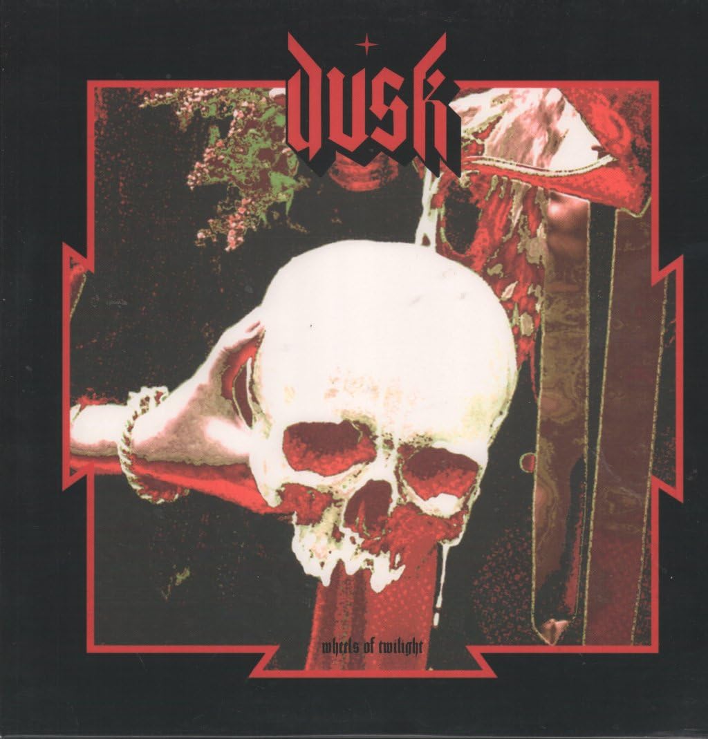 Dusk - Wheels Of Twilight - 12”lp 2023 New White Vinyl Sleeve Crease