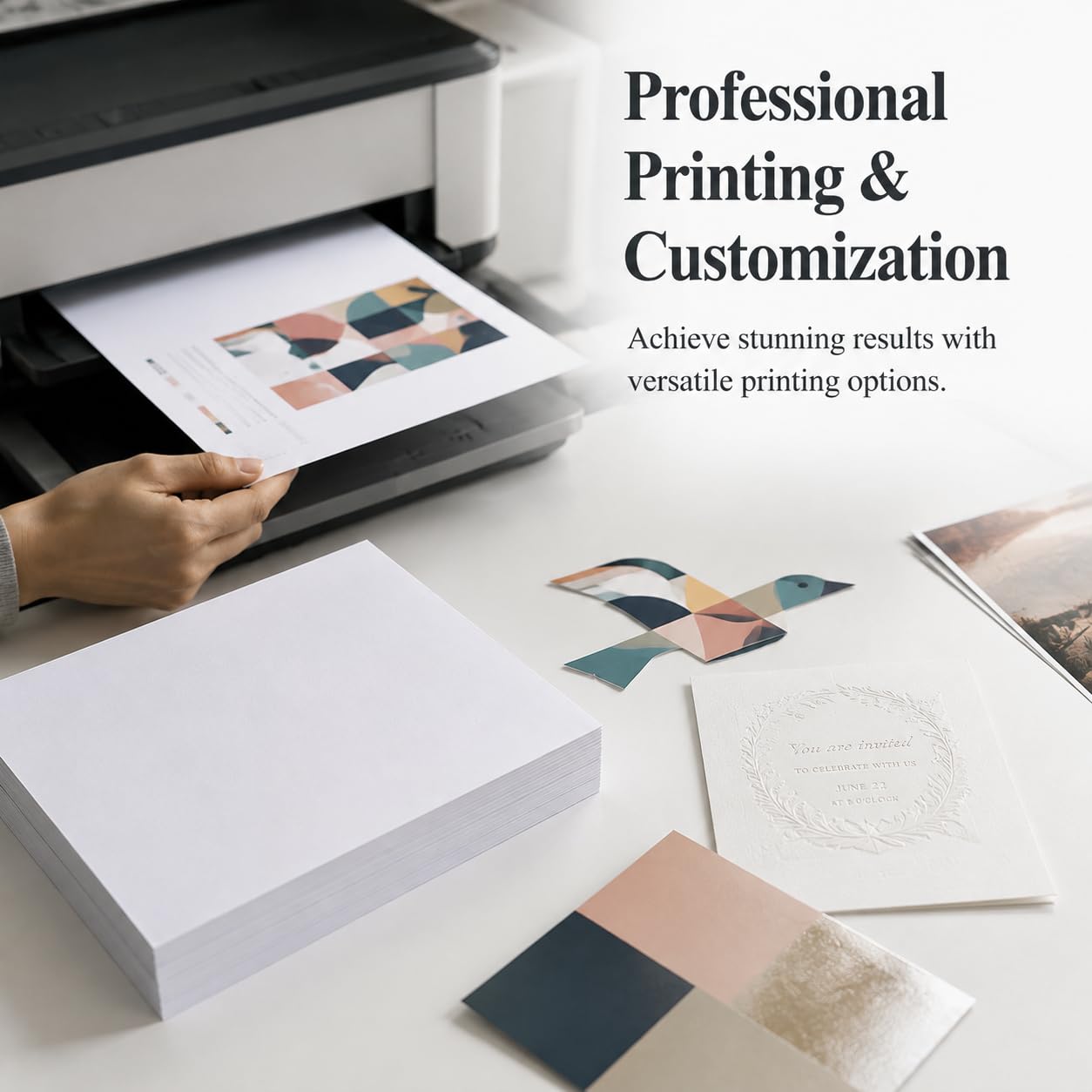 Papier Cartonné, Finition, 350g 390x270mm 100 feuilles