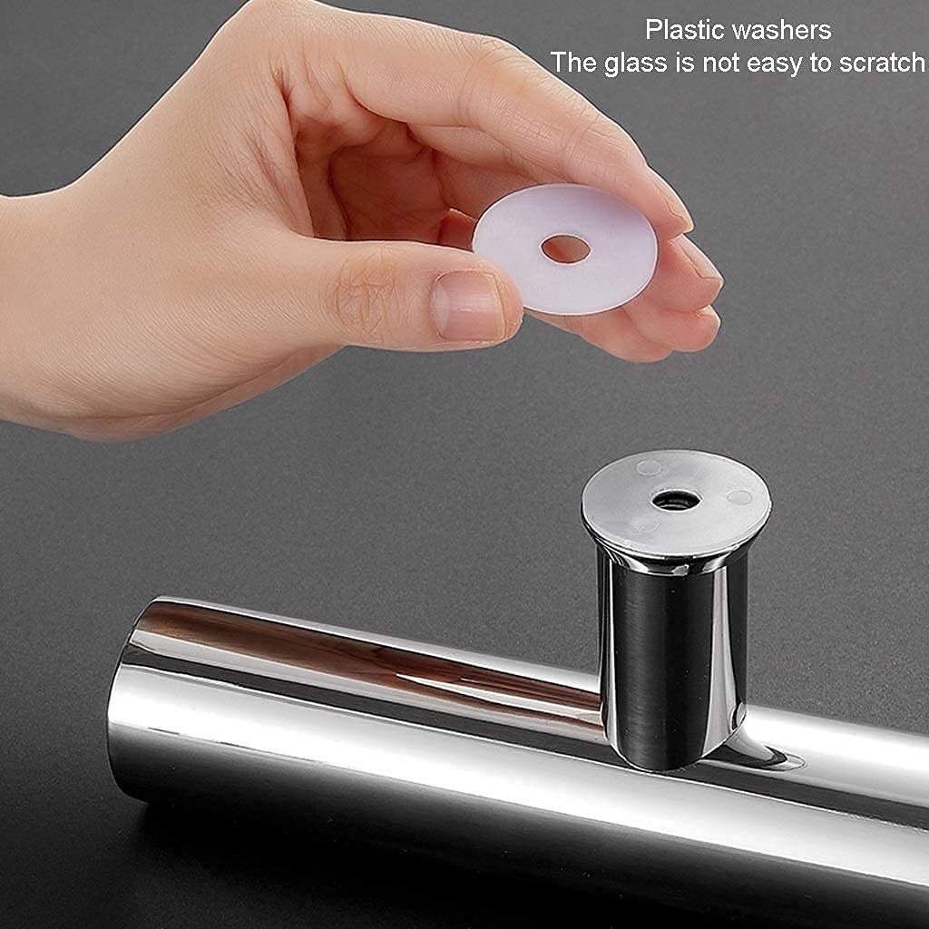 Maniglia per Porta Maniglia per Porta in Vetro in Acciaio Inossidabile Maniglie per Porte Scorrevoli per Ufficio Tubolari Commerciali 10 Dimensioni Maniglie per Porte Hardware/60 * 40Cm
