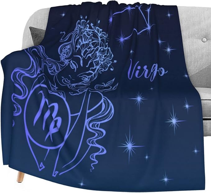 Delerain Zodiac Sign Virgo Soft Throw Blanket 40