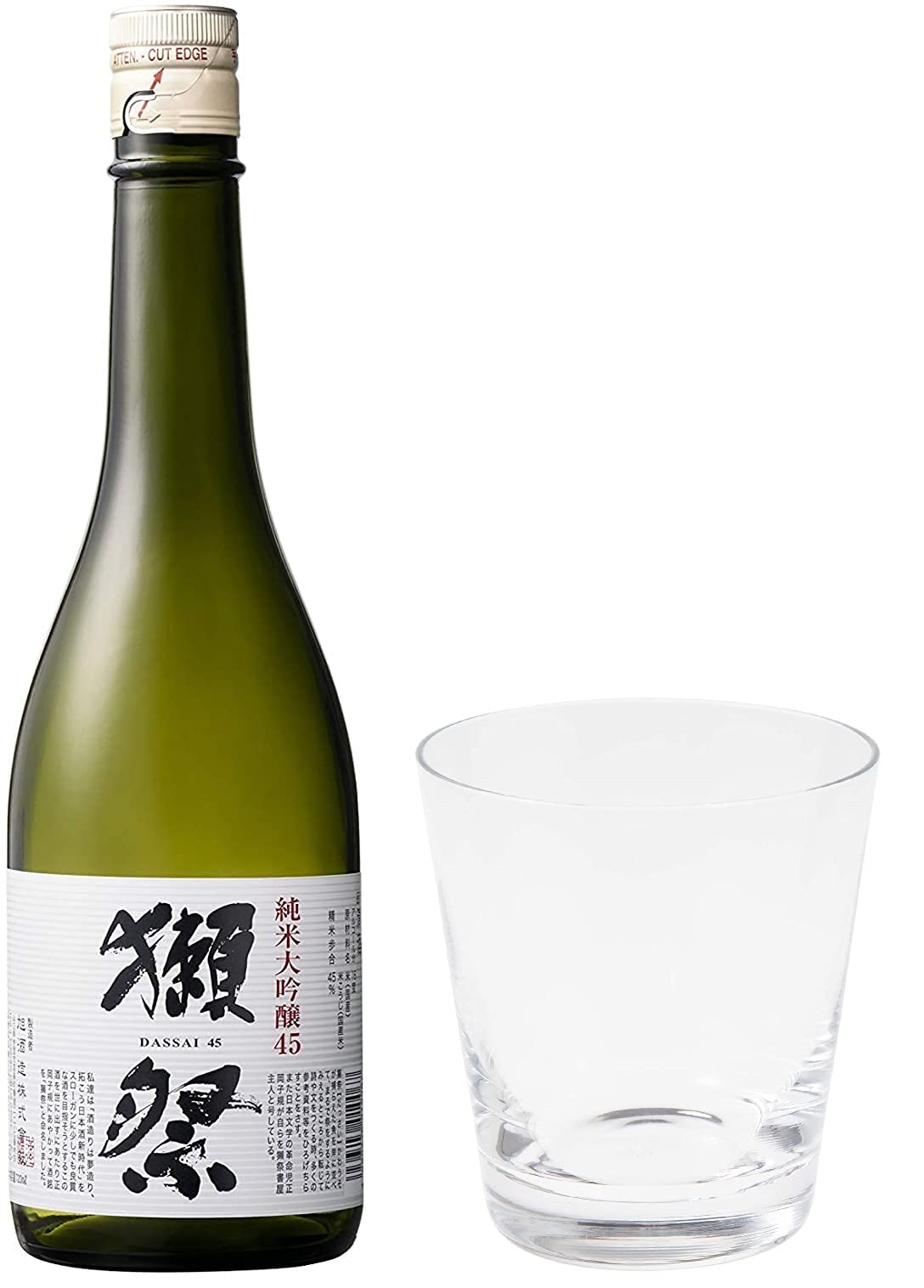 Amazon.co.jp: 獺祭ロックセット・小【純米大吟醸45 720ml＋国産ロック