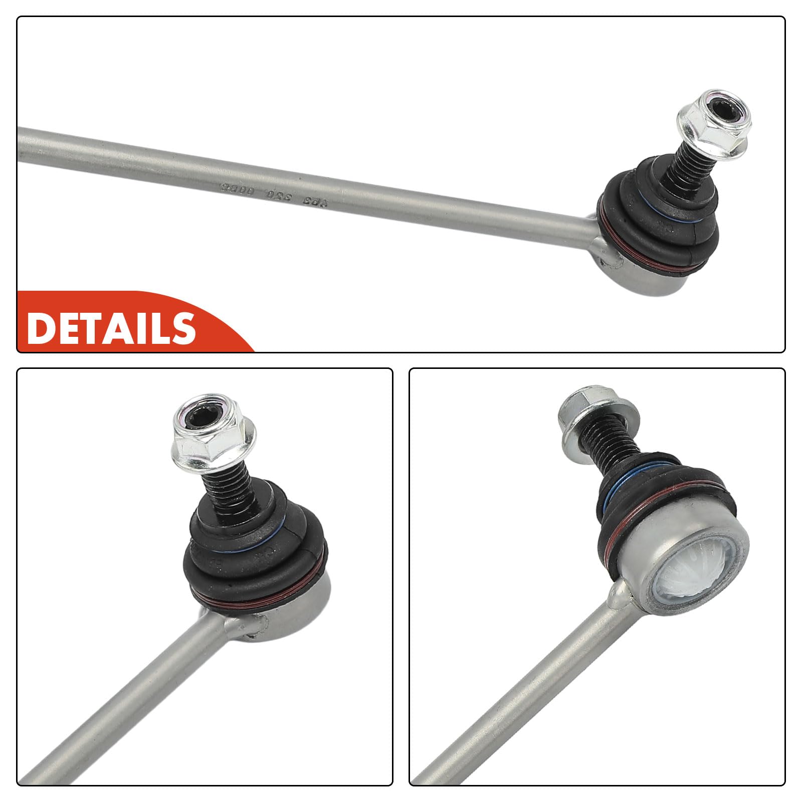 Frankberg 2x Biellettes Barre Stab Avant Gauche Droite en Bas Compatible avec Twingo III BCA BCM Forfour Hatchback 453 Fortwo Cabriolet 453 Fortwo Coupé 453 Remplacer# 4533200089