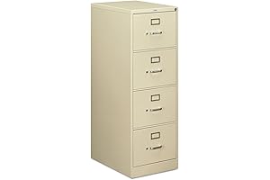 Space-Saving 510 Series Four-Drawer File for Legal Files