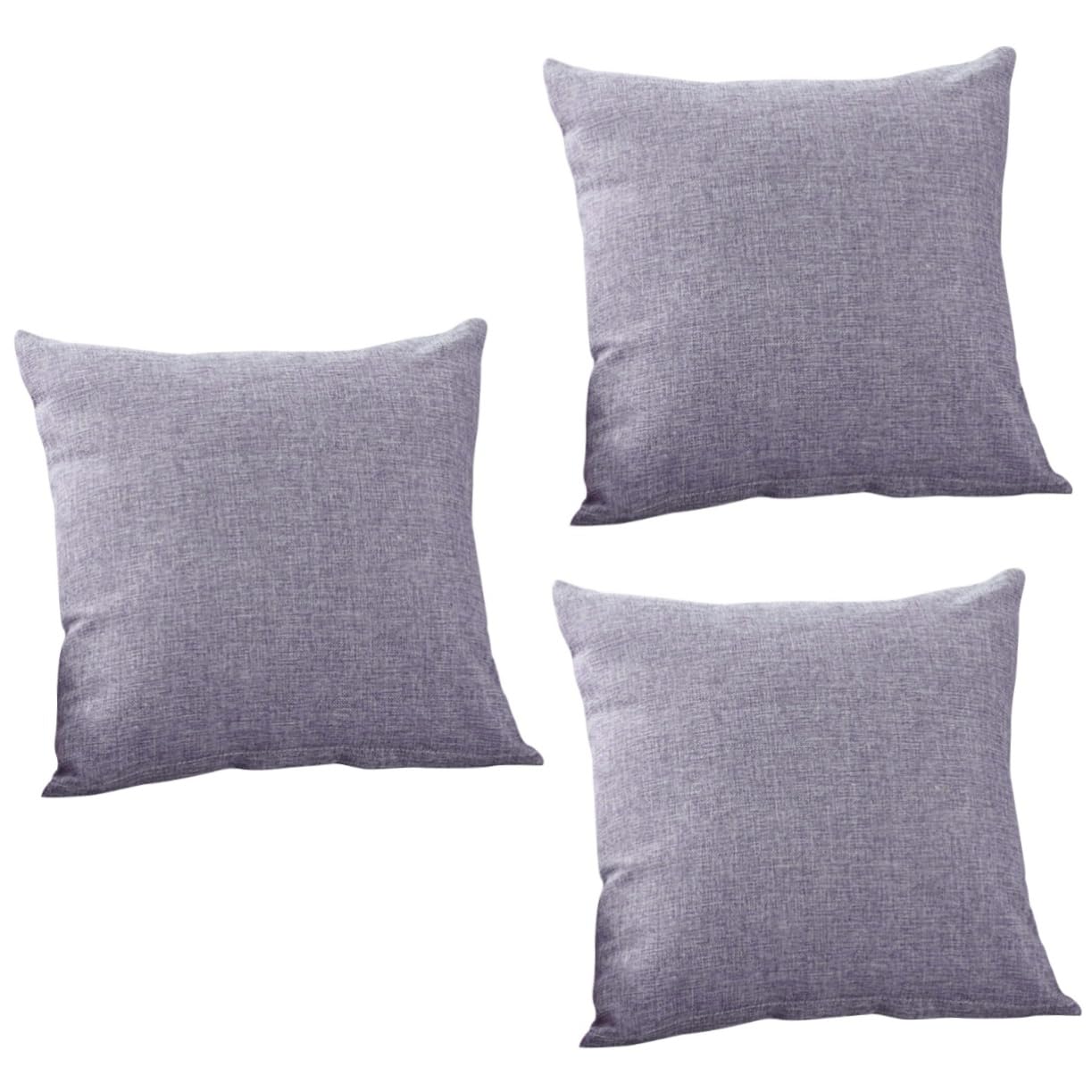 Coussins fermeture éclair dissimulée IMIKEYA gris 50x50 cm haut de gamme
