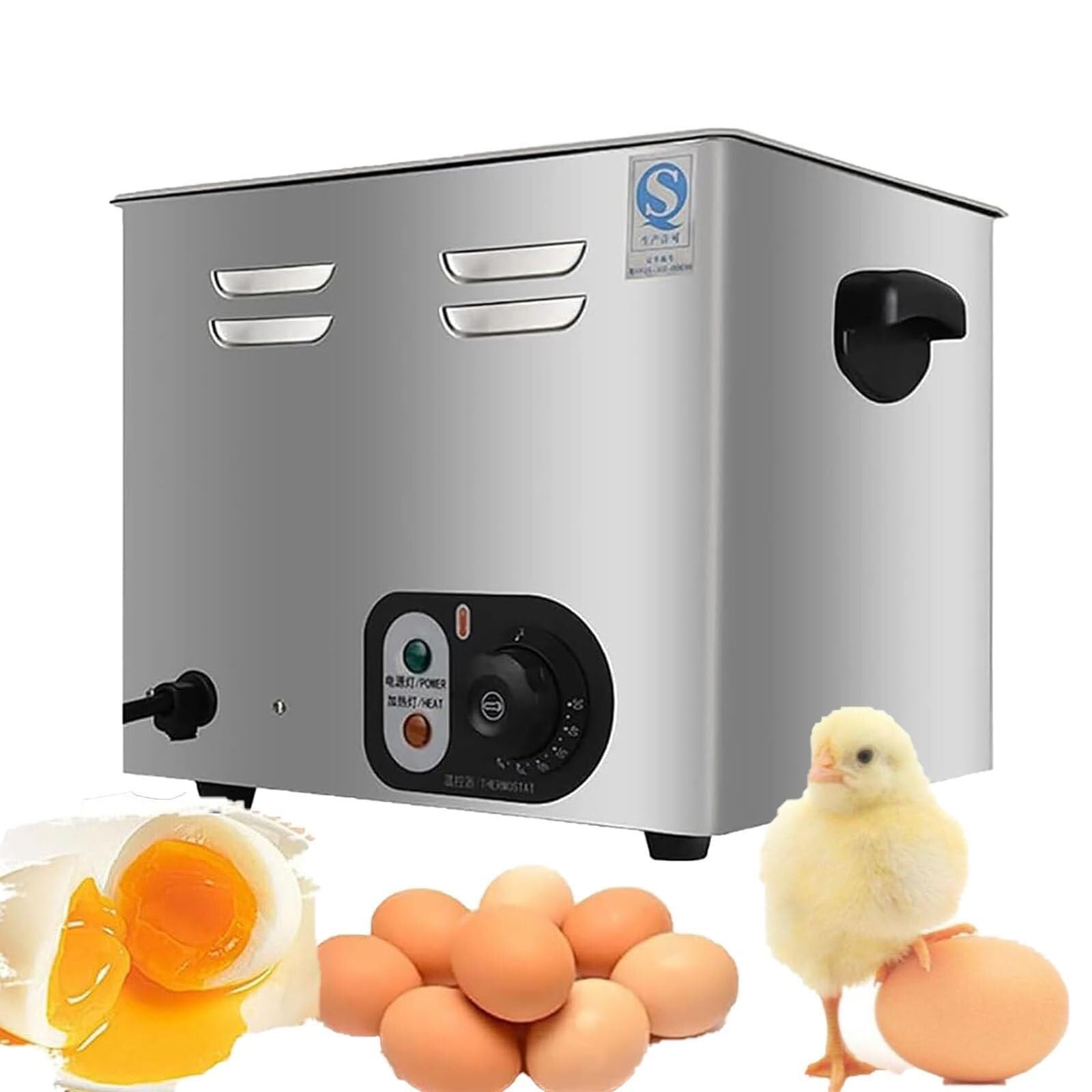 Egg Boiler Cooker Commercial Large Capacity Egg Boiler,Delicious Hot Spring Eggs 2600w Automatic Half-Boiled Egg Soft-Boiled Egg Machine(220v)