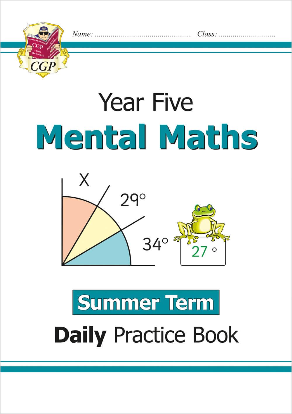 CGP KS2 Mental Maths Year 5 Daily Practice Book Summer Term Ages 9-10