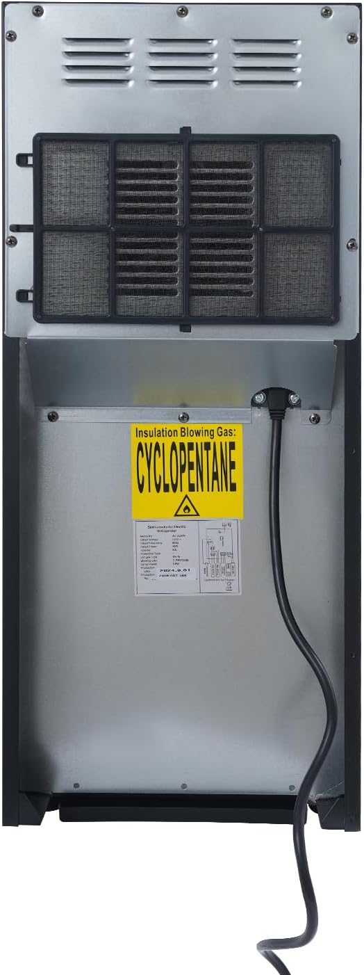 Wine Fridge 12 Bottles, 5 Shelves 33 L/8.72 gal Thermoelectric Wine Cooler Refrigerator with Mirrored Front, Freestanding Wine Fridge with Digital Temperature Control