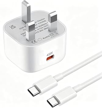 45W Samsung Super Fast Charger for Samsung Galaxy S26 Ultra/S25 Plus/S24/S23 FE/A57 5G A56/S22/S21 S20,A54 A55 A25 A15 A16 53 A34 A23 A36,Z Fold 5 6 7 8 USB C Charging Plug Phone Adaptor and Cable
