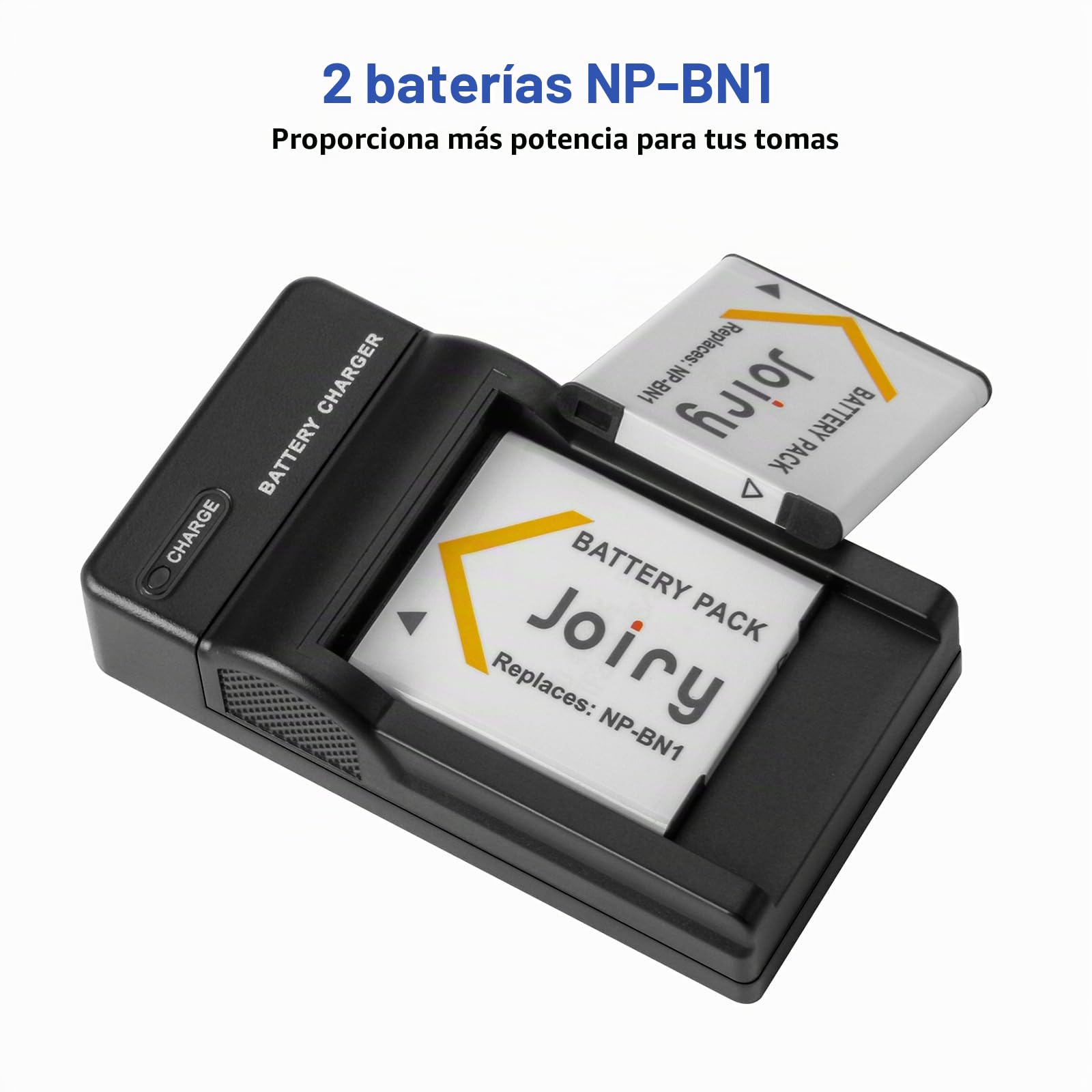 2 X NP-BN1 Batería de Repuesto y Cargador Compatible con Sony Cyber-Shot DSC-QX10 DSC-QX30 DSC-QX100 DSC-TF1 DSC-TX10 DSC-TX20 DSC-TX30 DSC-W530 DSC-W570 DSC-W650 DSC-W800 DSC-W830 Digital Cameras