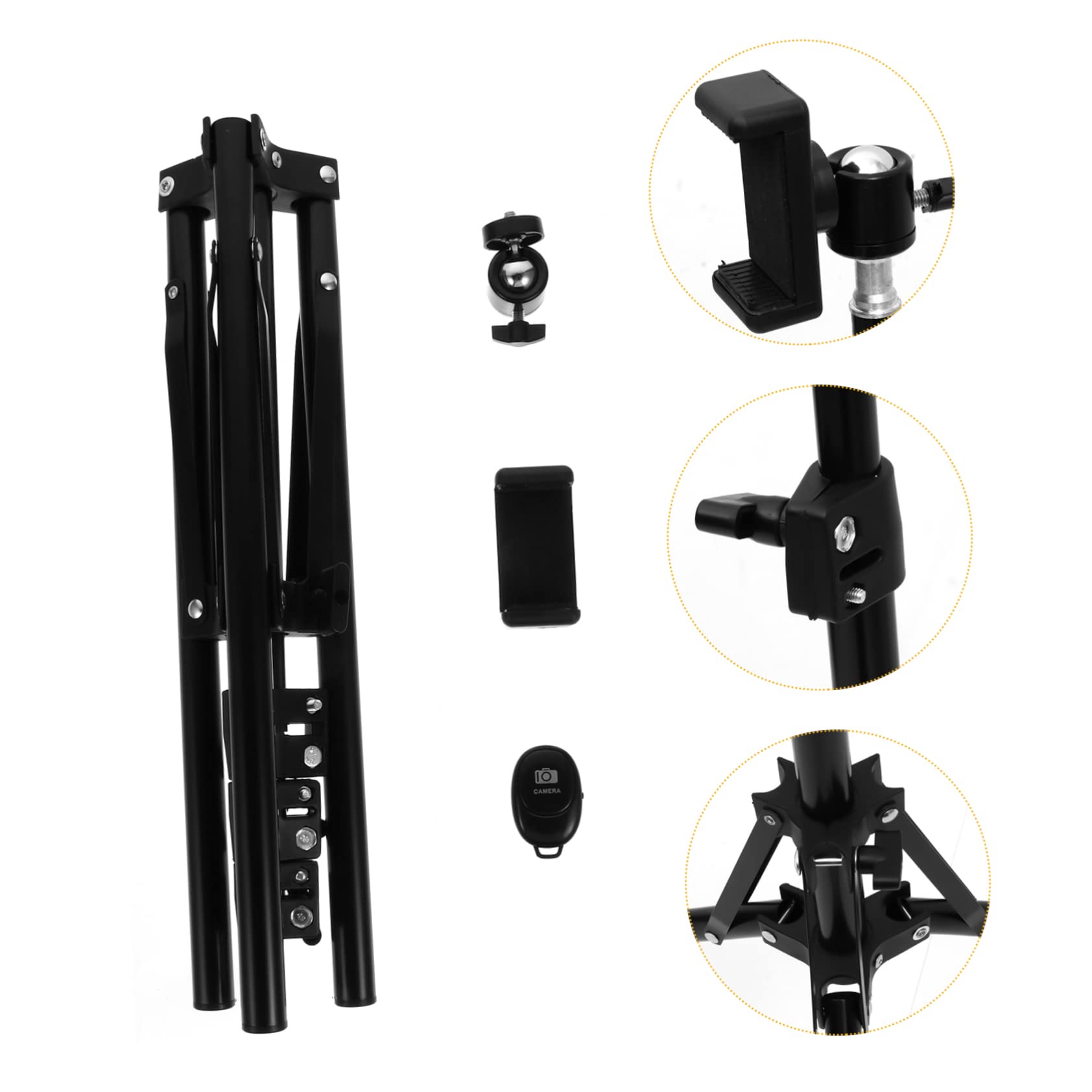1set Treppiede Per Smartphone Per Live Streaming e Videochiamate Compatibile Telefonini Design Portatile e Facile Usare