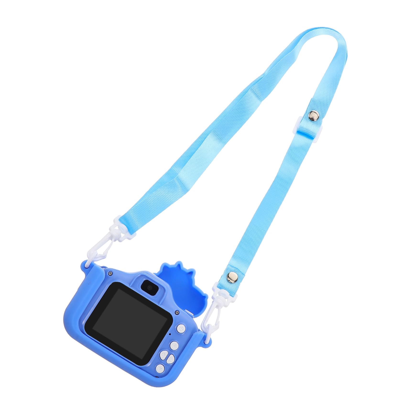 EPIGEIST Cámara Digital Infantil con Doble Lente HD Cámara Instantánea para Niñas Diseño Resistente y Adorable Dinosaurio Azul para Explorar y Capturar Fotos y Vídeos Creativos Interiores y