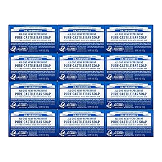UPC 018787002018 product image for Dr. Bronner’s - Pure-Castile Bar Soap (Peppermint, 5 Ounce, 12-Pack) - Made with | upcitemdb.com
