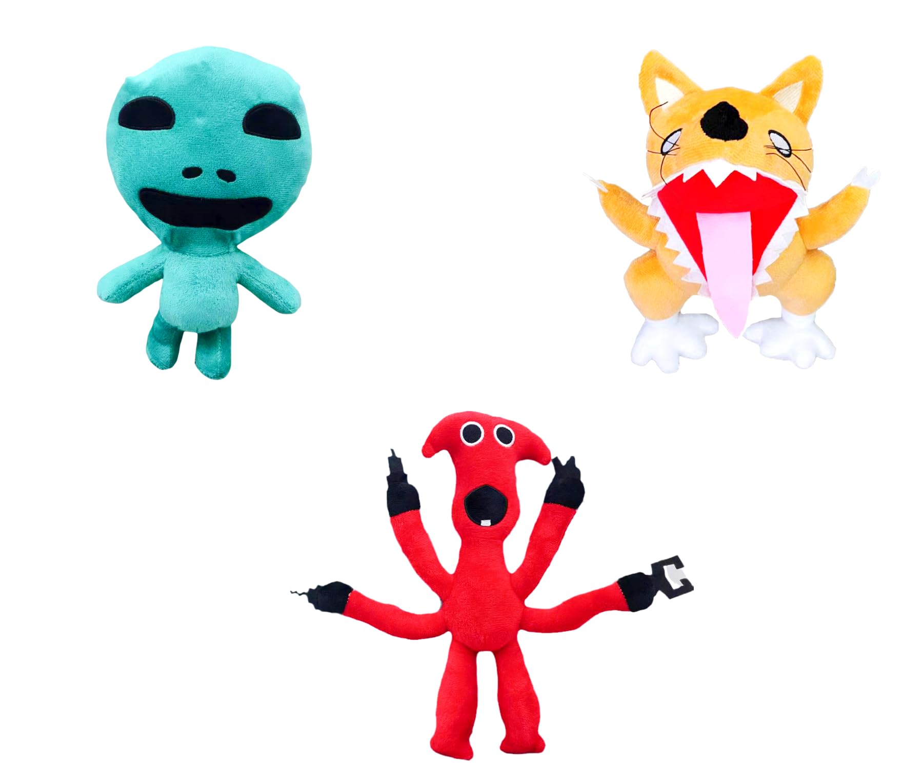 (3-piece set) AdTemp Garten of Banban Plush Chapter 4 Terror Monster Ban, Banban Garden Plush Toys, Soft stuffed animal plush dolls, Suitable for children's gifts.