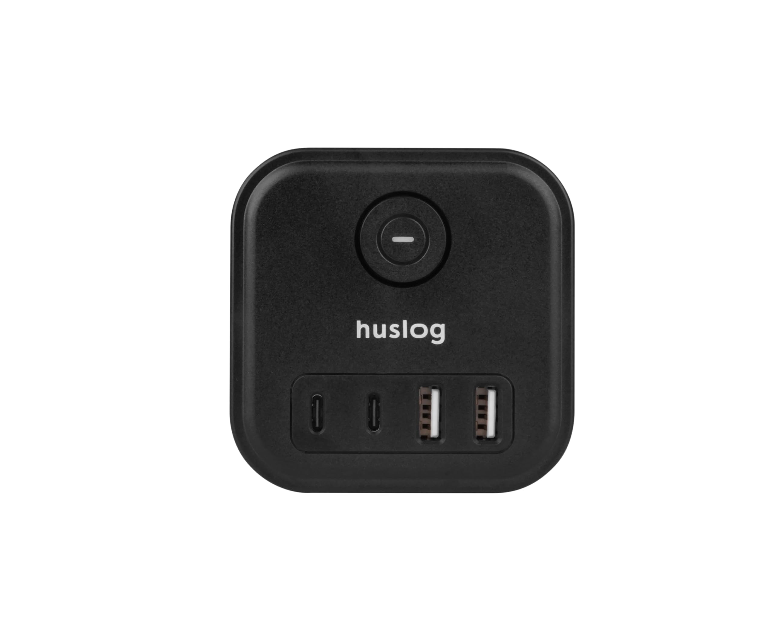 Cubo Multipresa 3 Prese AC 4 USB-C USB-A 3680W Compatta Ignifuga Interruttore ON/OFF Nera