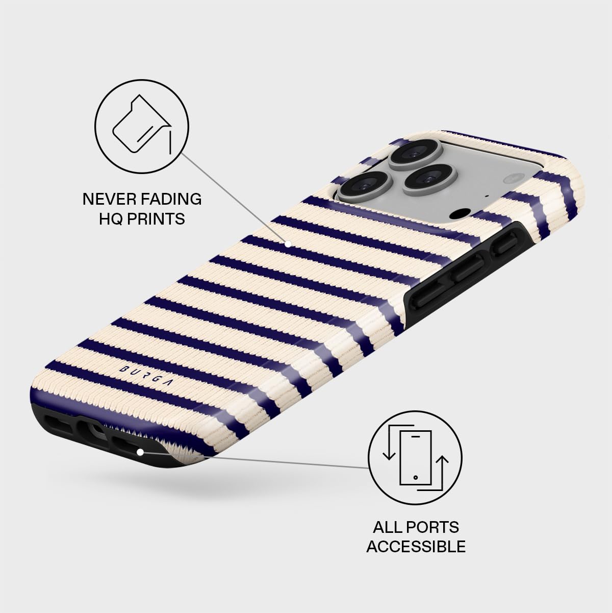 Amazon.co.jp: BURGA ユニセックス 携帯電話ケース iPhone 17 Pro用