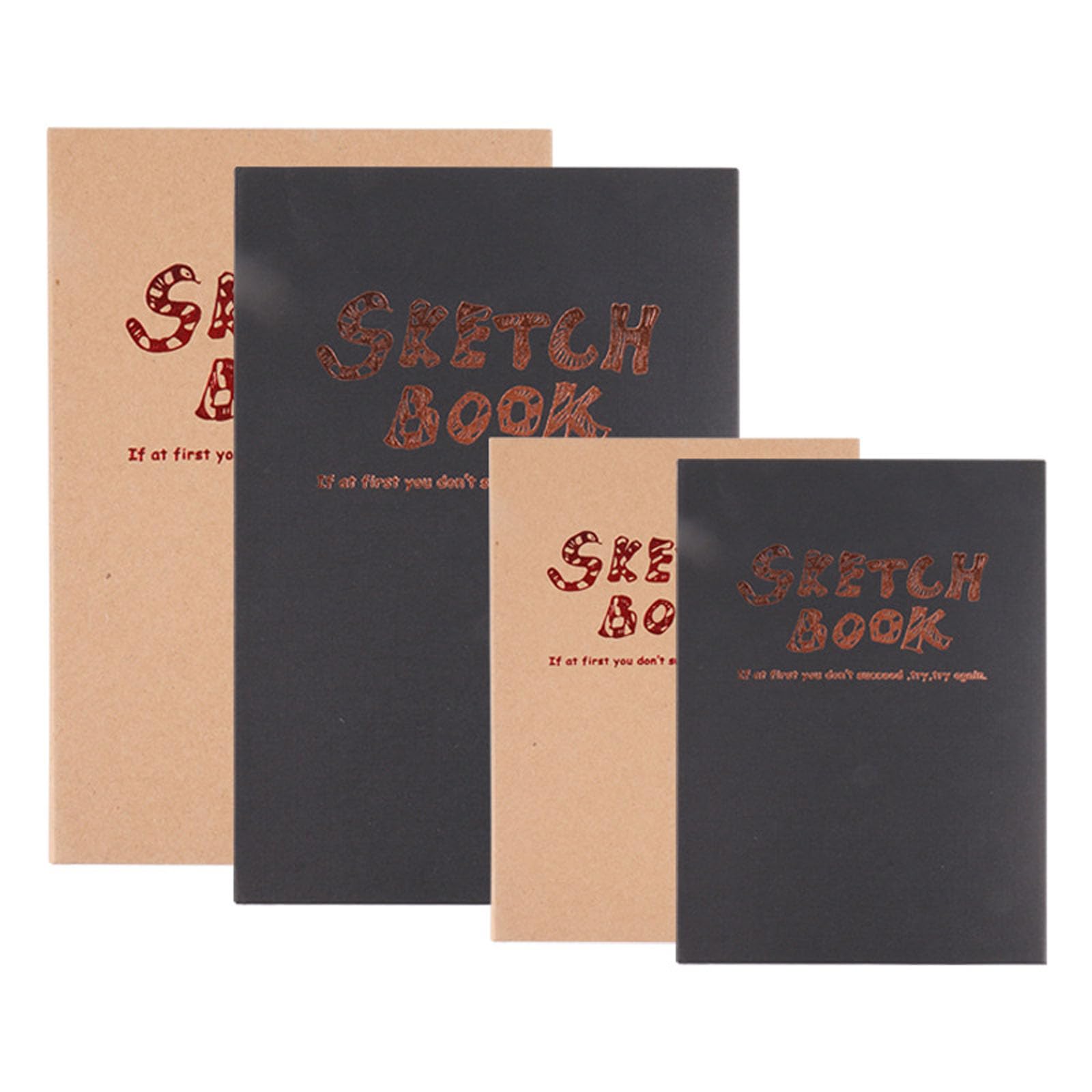 Professionelles Skizzen Notizbuch, 200 Blatt, unliniert, 80 g/m² dickes Papier, Softcover, Zeichenbuch Skizzieren von Kunstillustrationen, Reiseskizzen