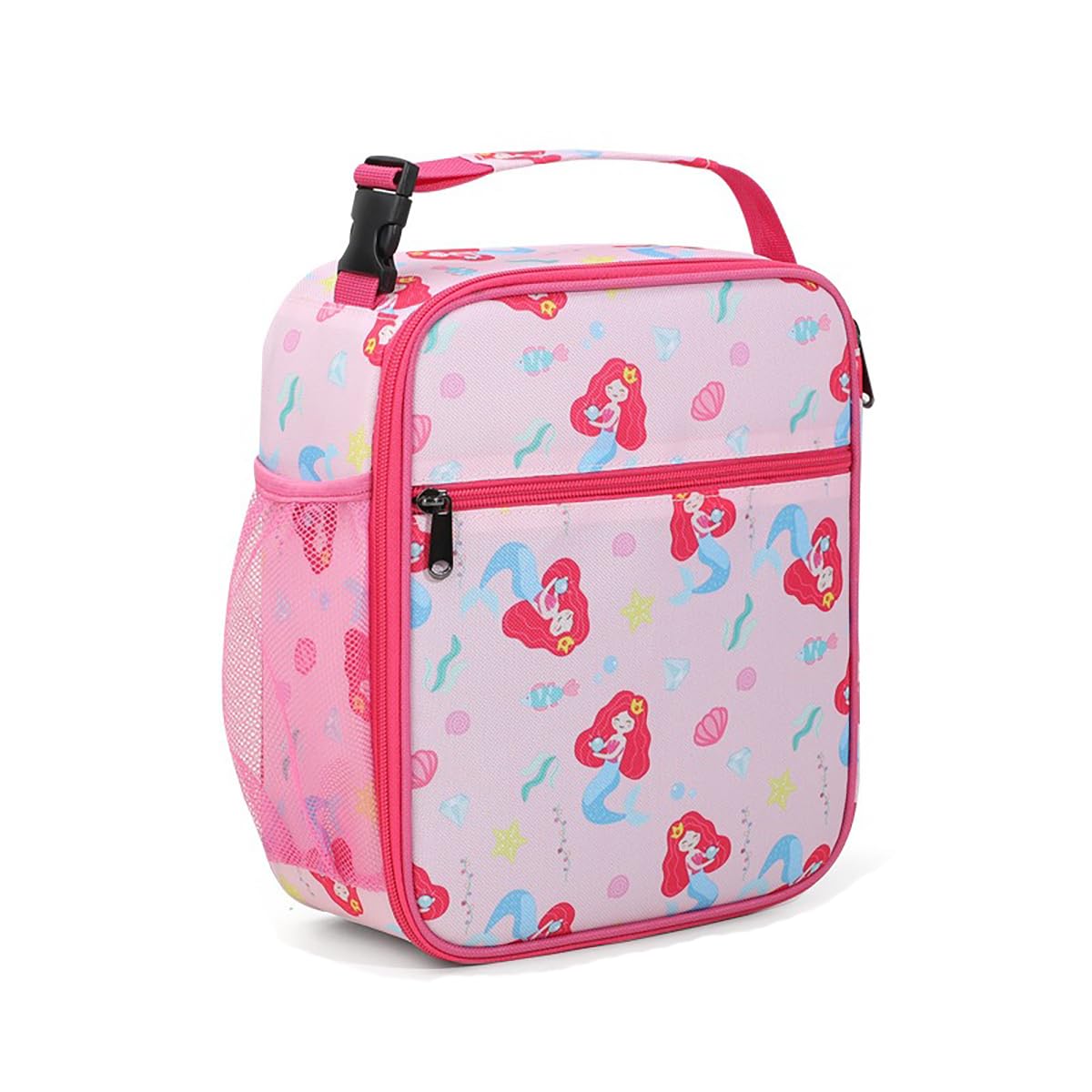 YWhalep Cute Kids Lunch Bag for Girls Boys, School Reusable Lunch Bag Box for Kids, Insulated Lunch Tote Bag with Durable Handle for Children Travel Picnic