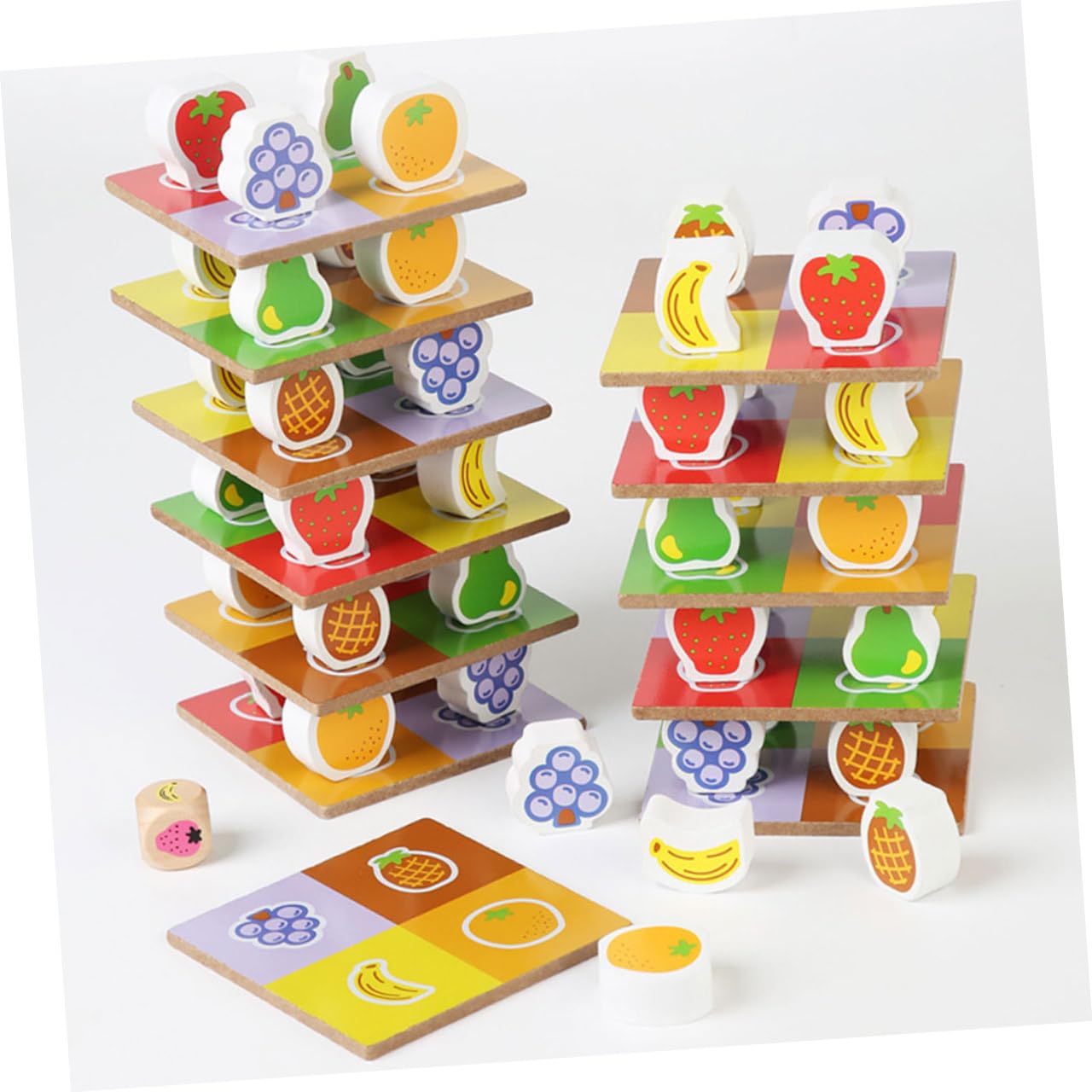 Abaodam Juguete de Apilado de Madera 1 Juego para Niños y Niñas