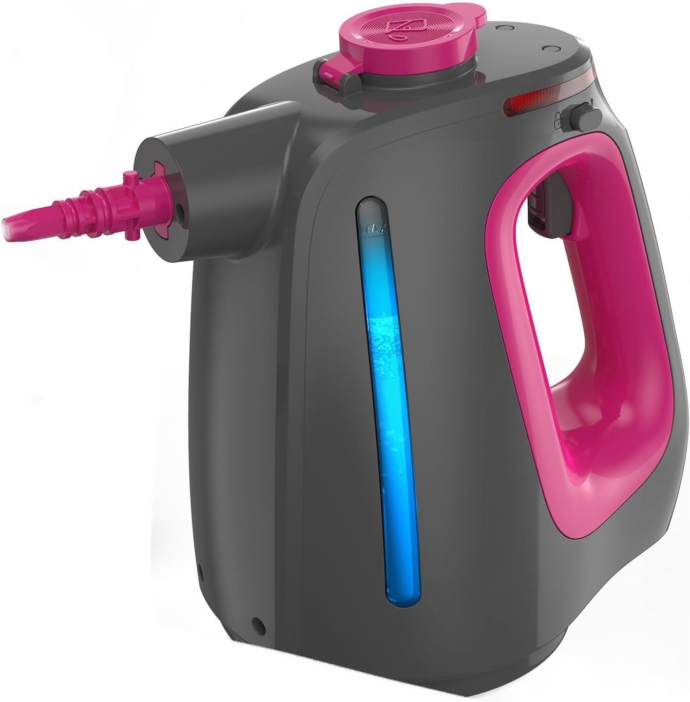 Steam Cleaner Handheld Steam Cleaner - Multipurpose Upholstery Steamer for Cleaning(Lockable for Continuous Steam), with 11 pcs Accessories, 18.6oz Big Capacity, Steam Cleaner for Home, Grout and Car