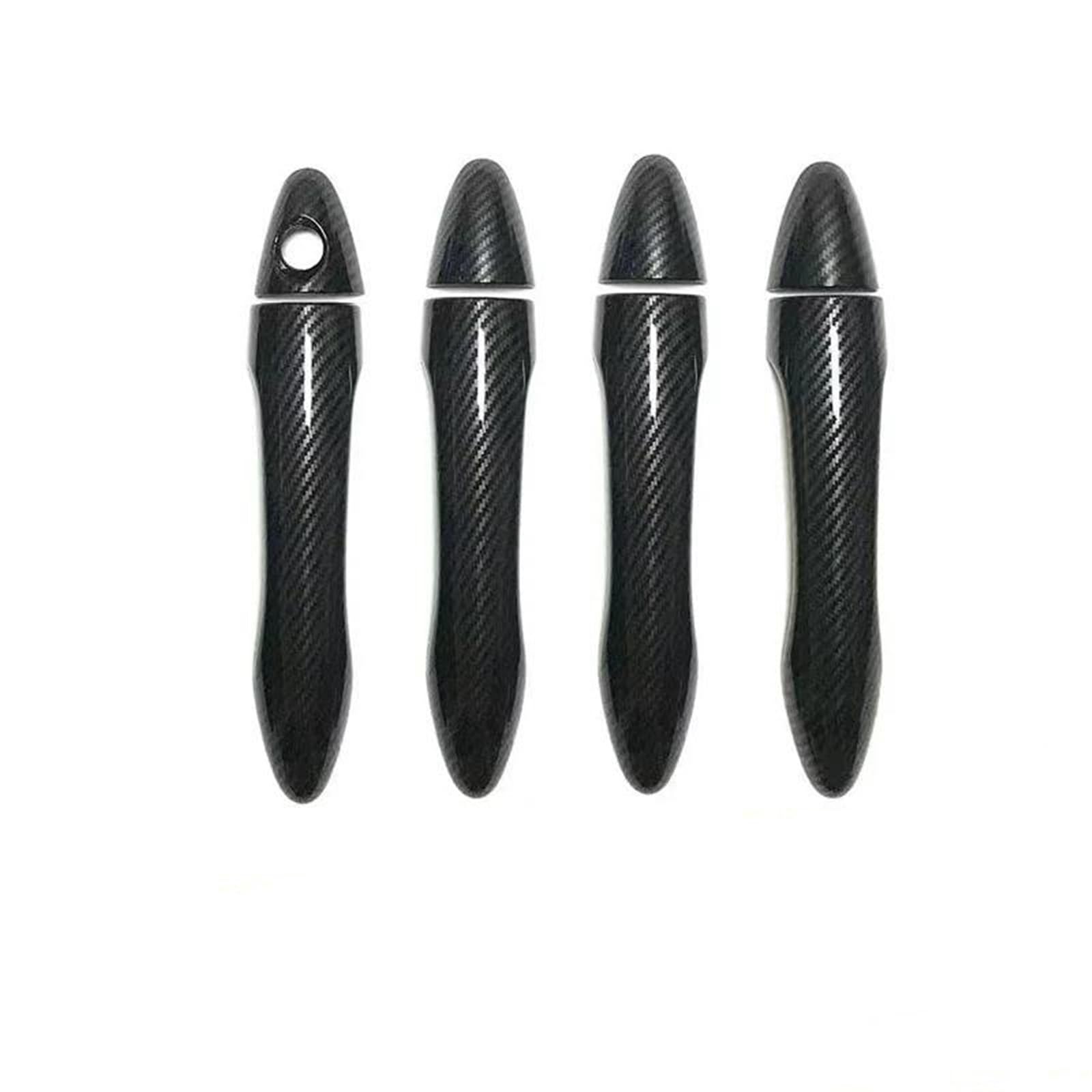 NOHEEU Car Exterior Door Handle Cover Replacement for Kia for Forte for Cerato K3 YD 2014-2018(Black)
