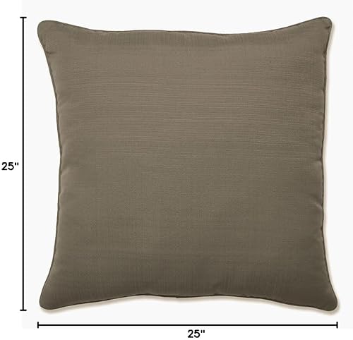 Vista 344 de Pillow Perfect - Cojín cuadrado para asiento de esquina para exteriores o interiores, color cobalto