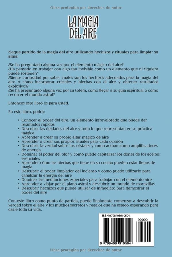 Miniatura 2 de La Magia del aire El aire en la brujería y la magia utilizado en hechizos, cristales, rituales, hierbas, meditación, viajes astrales y tótems, y