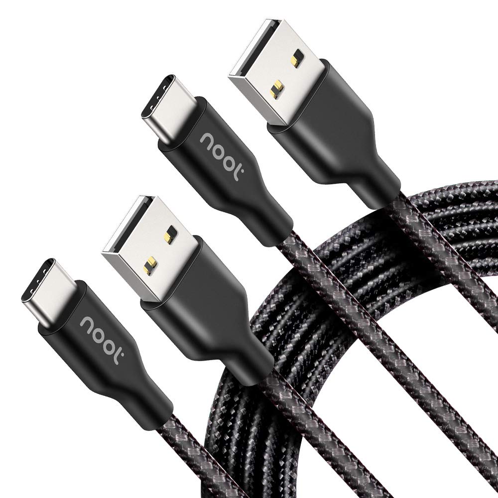 noot products - 2 Pack Charger Cable for Motorola Moto g Stylus 5G,One 5G,One 5G Ace,G100,G Play,G Power,G Fast,Edge,G7 Plus,G7 Play,Edge Plus,RAZR,- Braided 6FT USB C to A Fast Charging Cord