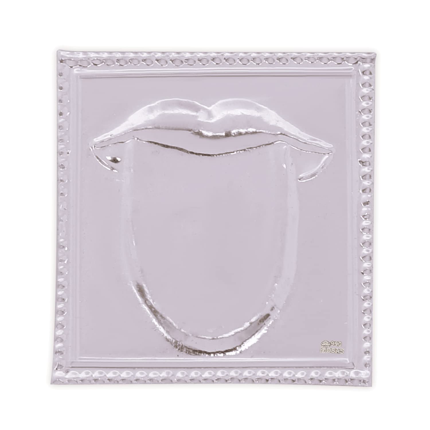 Pure Silver Tongue, Silver Jeebh for Puja, Offering, Donation and Lal Kitaab Remedy - 97%-99% Pure BIS Hallmarked