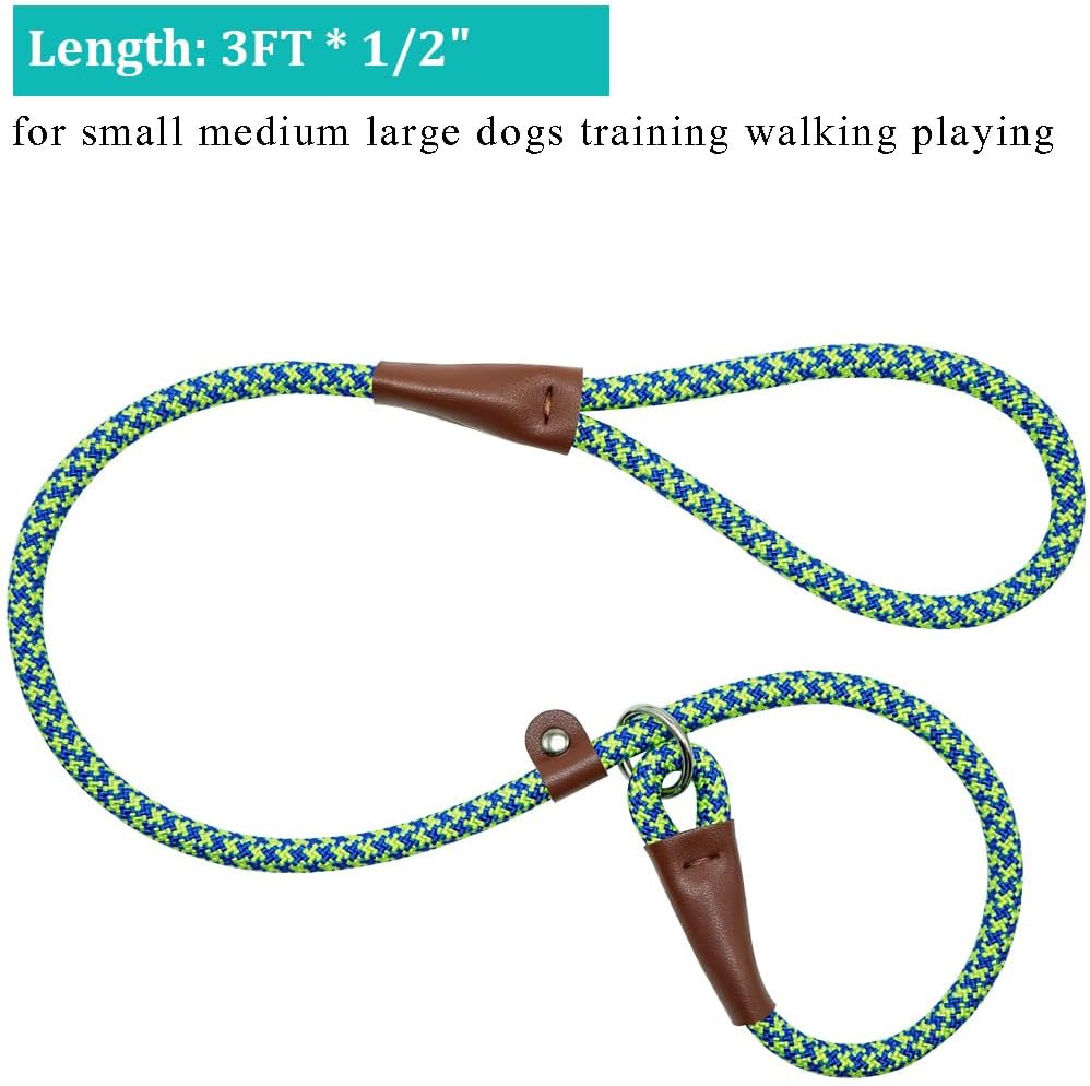 3FT Slip Lead Dog Training Leash, No Pull Dog... 13 3FT Slip Lead Dog Training Leash, No Pull Dog...