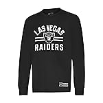 Ultra Game NFL Official Youth Super Soft Supreme Long Sleeve T-Shirt, Las Vegas Raiders, Team Color, 14-16
