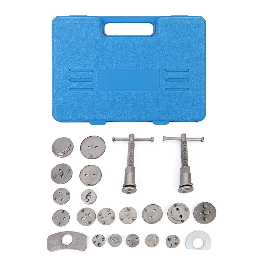 Akozon 22 Pezzi Universali a Disco Freno Freno Pistone Rewind Kit di Strumento di Dotatura del Set per la Riparazione Dell'auto