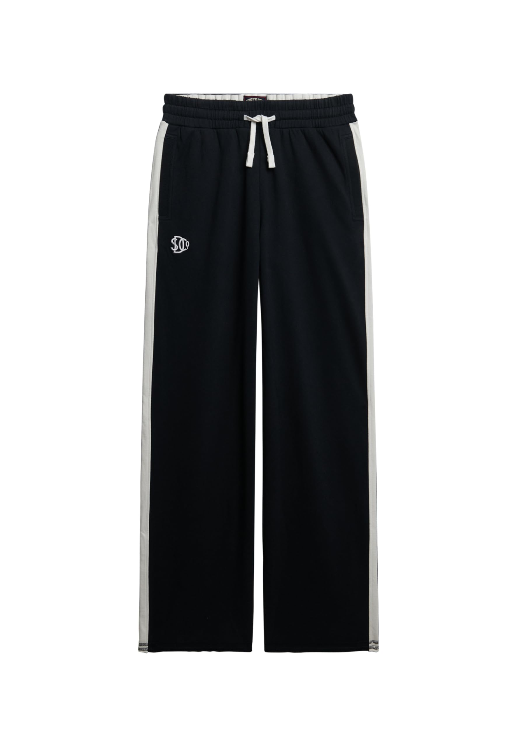 Superdry Athletic Fives Joggers Pantalones, Eclipse Navy/Bone White, XL