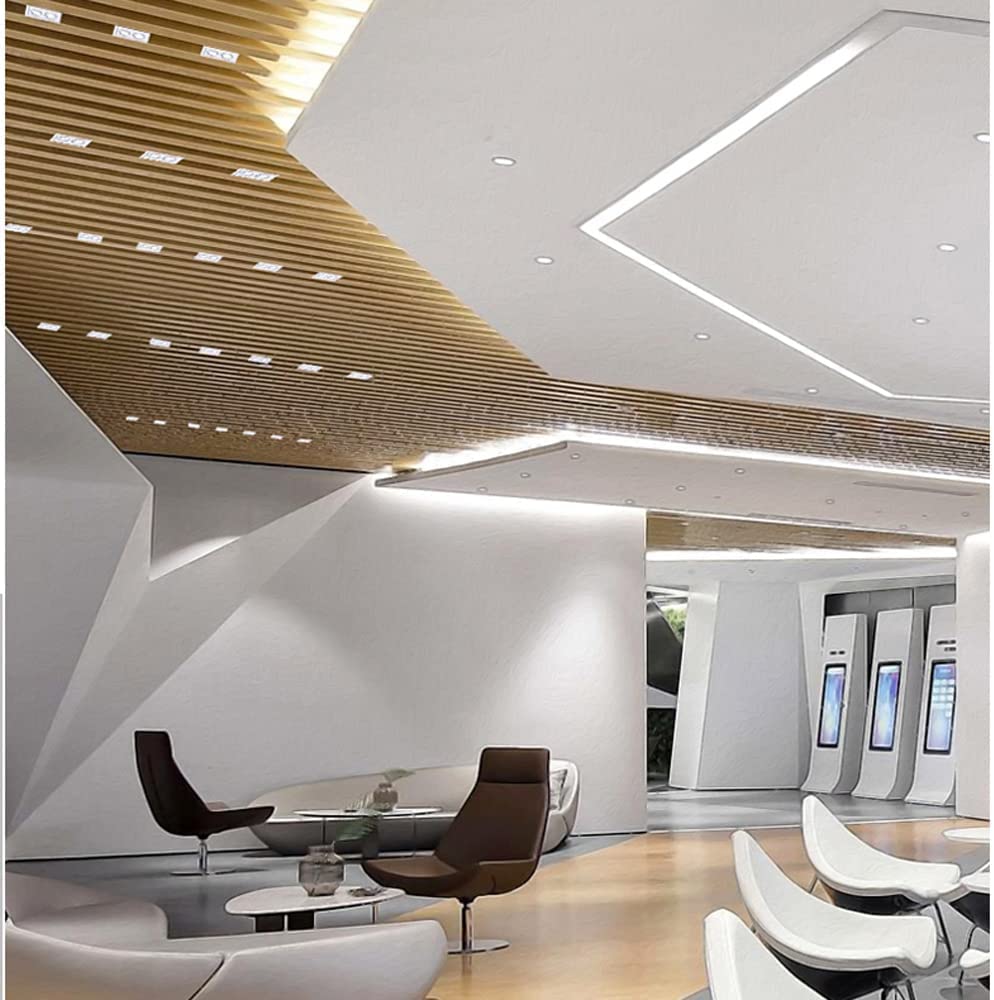Set di 5 faretti LED da Incasso Quadrati a 2 Teste, Angolo Regolabile, Luce Bianca a Forma di Occhio, faretti da soffitto 10W, 20W, 30W, 40W ad Alta luminosità 3000K-6000K, 10,20w-3000k