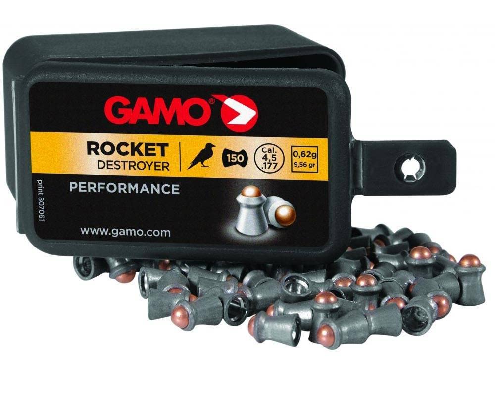 3 x 150 pallini Gamo Rocket con sfera da 4,5 mm. Modello 321284