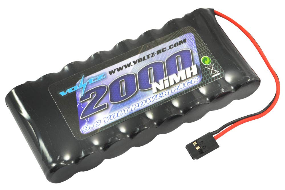 Voltz 2000mAh 9.6v TX Flat Battery with Futaba Connector