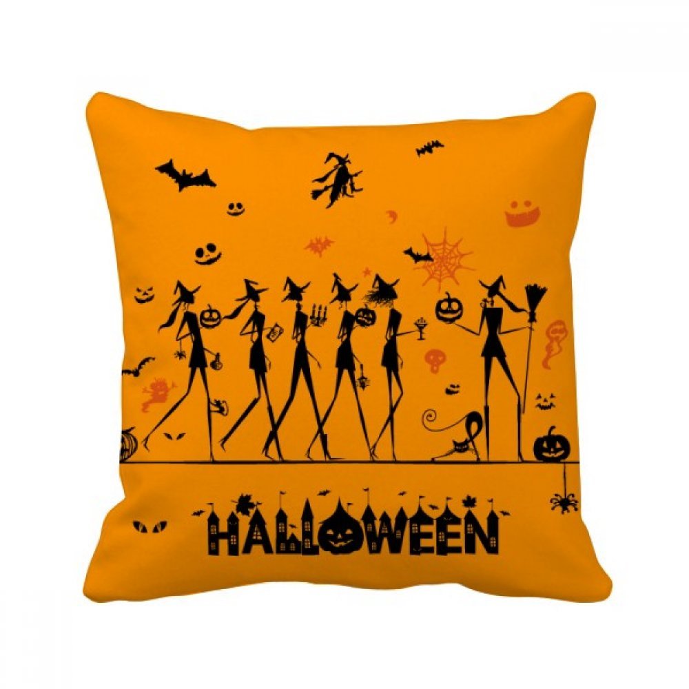 Coussin de decoration Halloween carre 40x40cm pour canape de salon moderne
