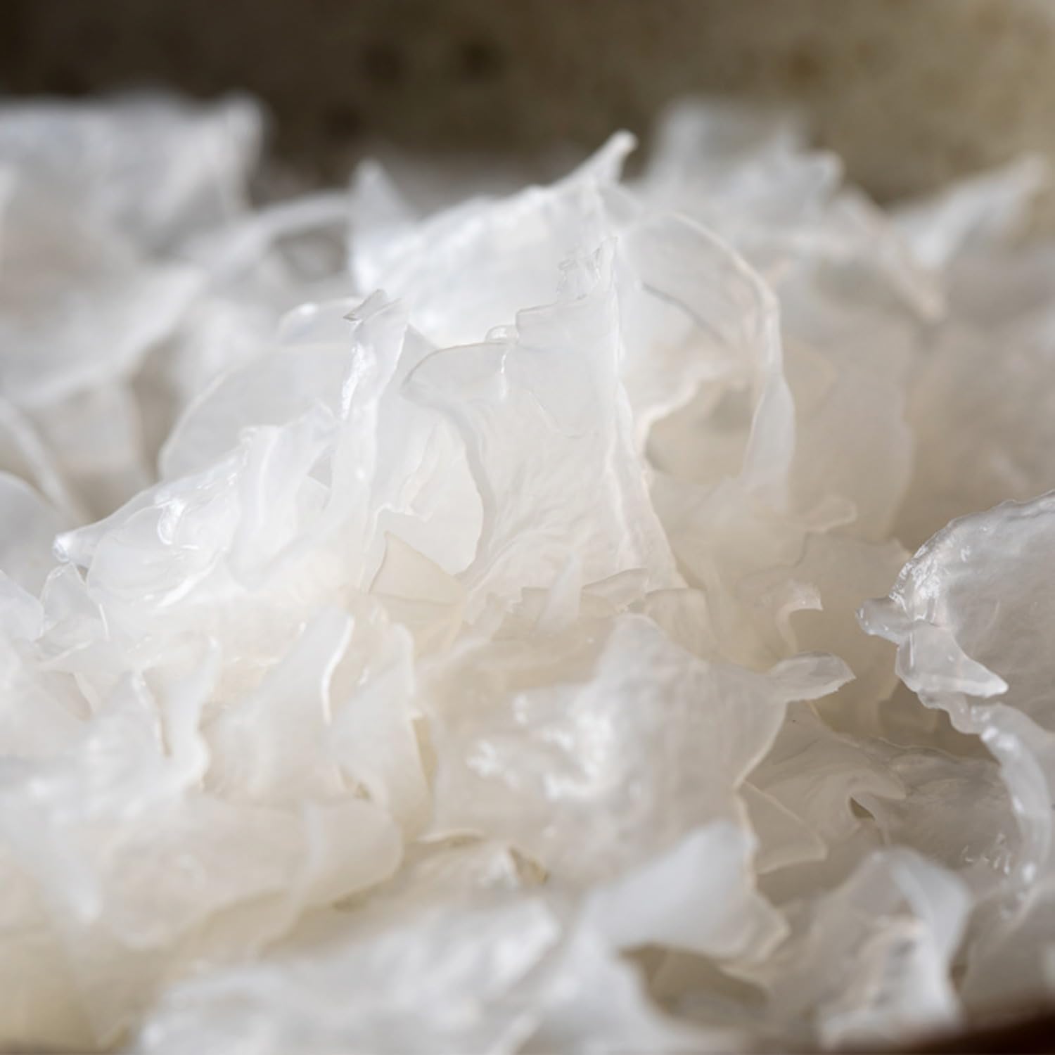 Fungo bianco essiccato fungo Tremella Piccoli Pezzi 258g