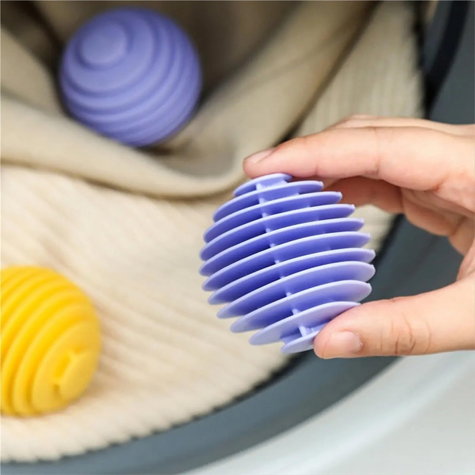 Waschkugel 12-teiliger Wäscheball-Reinigungsball, nur Trommelwaschmaschine, Waschen von Kleidung, Anti-Tangling-Ball | Drum Washing Machine Only Washing Clothes Anti-Tangling Ball