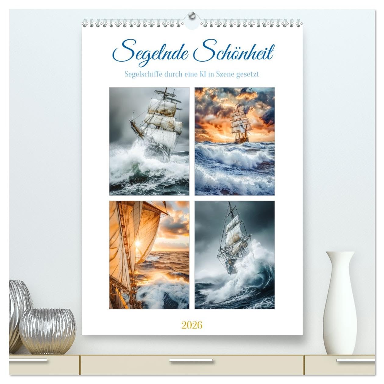 Segelnde Schönheit (hochwertiger Premium Wandkalender 2026 DIN A2 hoch), Kunstdruck in Hochglanz: Unsere Schiffe sind nicht nur Transportmittel, ... entdeckt zu werden. (CALVENDO Mobilitaet)