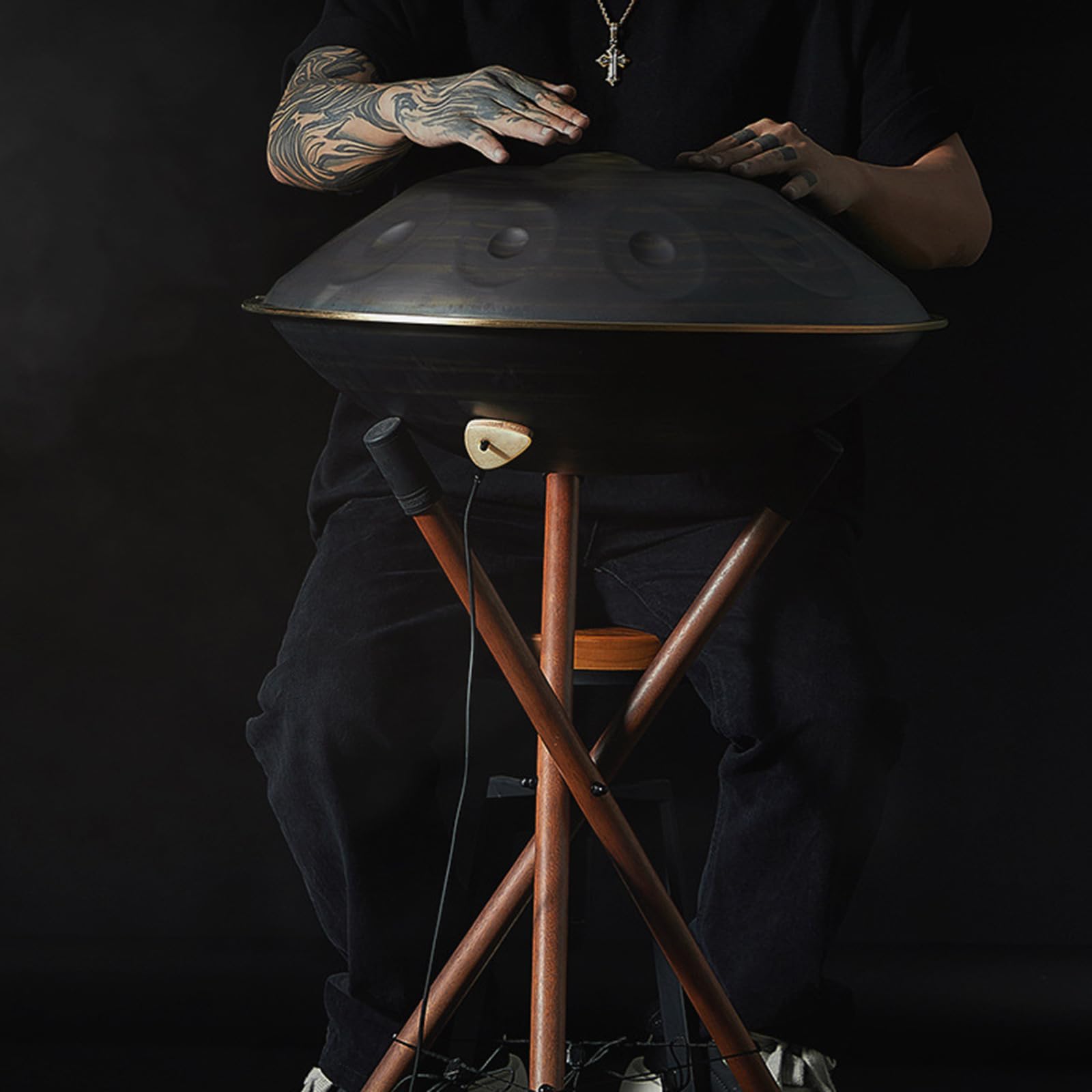 Pickup professionale per parabrezza, tipo di contatto, piccolo tamburo per lingua in acciaio, accessori per strumenti a percussione, tamburo portatile in acciaio