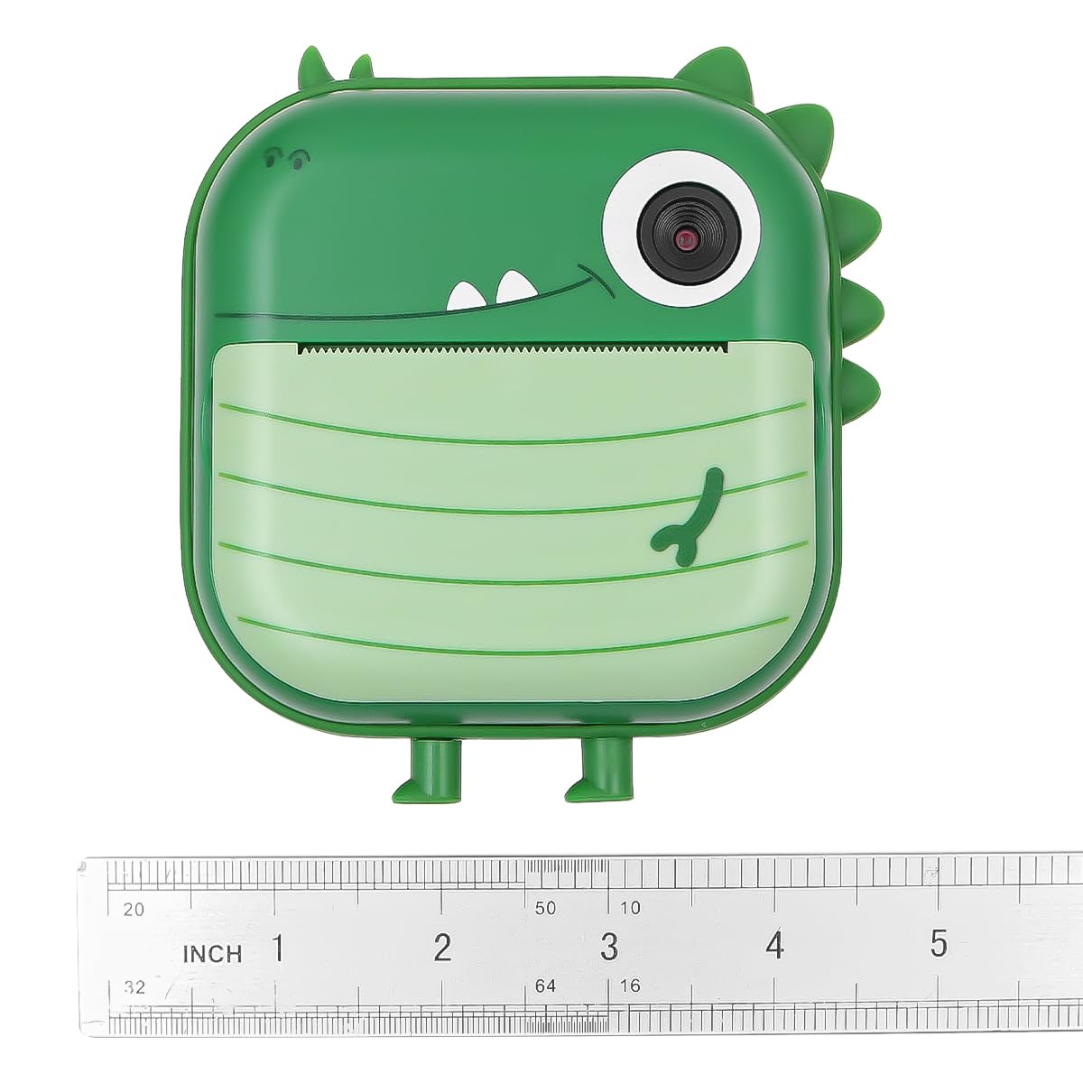 WANGCL Kamera Kinder Sofortdruck Dinosaurier Mini Fotokamera 48 MP 2,4 Zoll