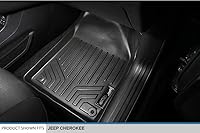 Vista 3 de SMARTLINER Juego de alfombrillas de piso y revestimiento de carga personalizadas para Jeep Cherokee 2014-2023